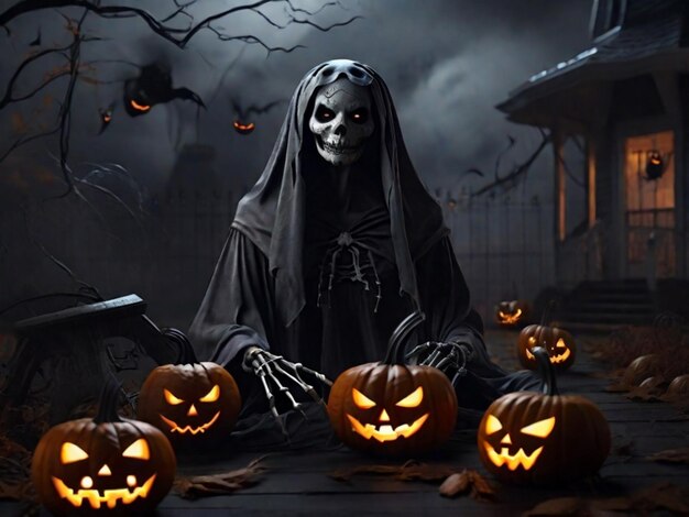 Ghostly apparitions to sinister pumpkins spooky Halloween images