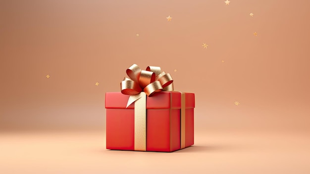 Gift box on a clean background