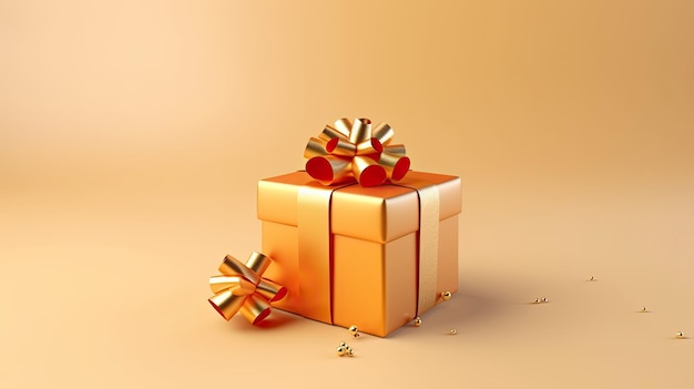 Gift box on a clean background