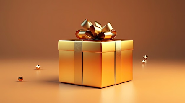 Gift box on a clean background