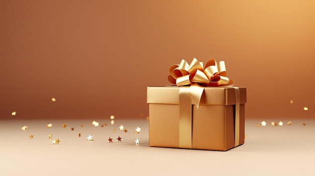 Gift box on a clean background