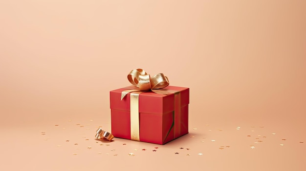 Gift box on a clean background