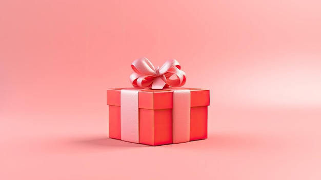 Gift box on a clean background