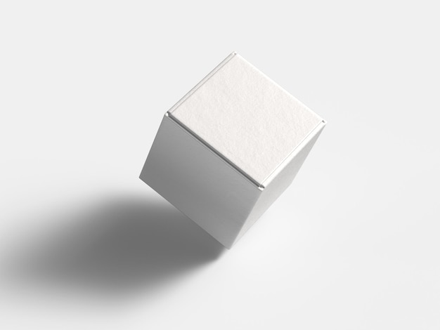 gift box mockup. 3d illutration