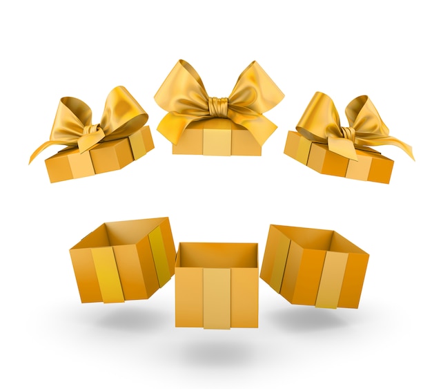 Gift box or present isolated