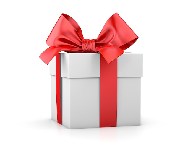 Gift box or present isolated