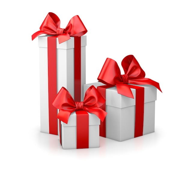 Gift box or present isolated