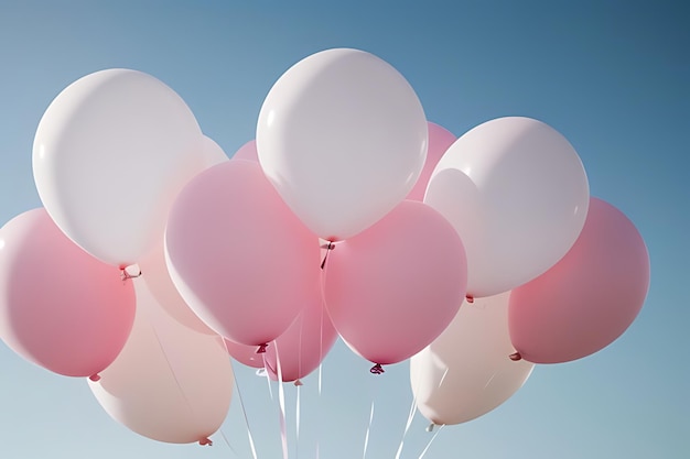 gift box with balloons