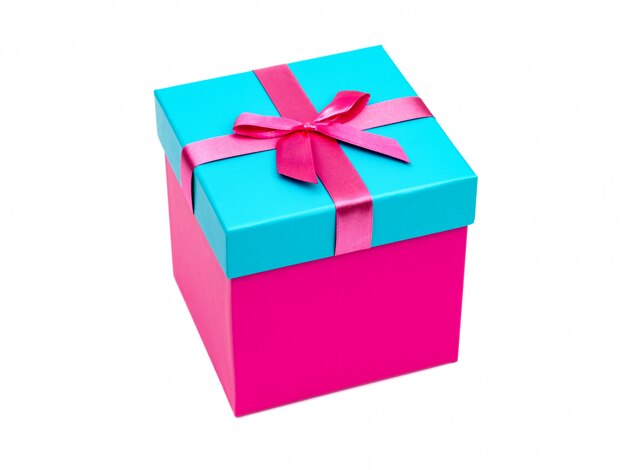 Gift box with ribbon bow