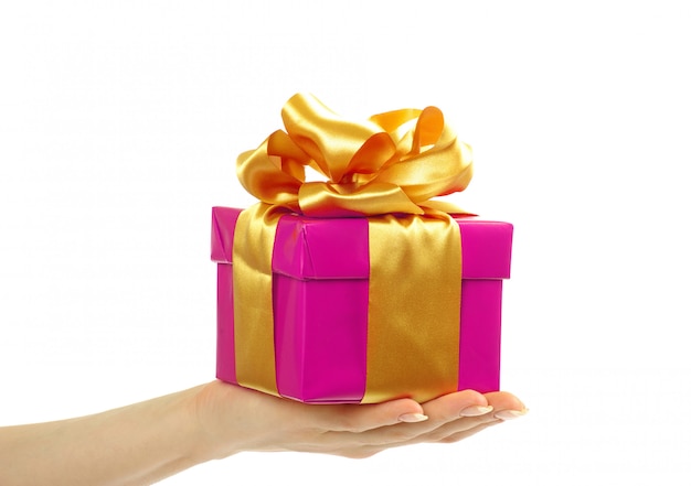 Gift with ribbon