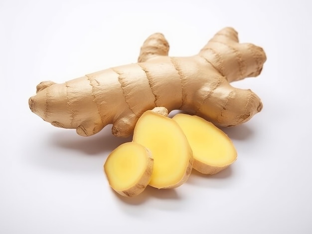 Ginger isolated on a white background