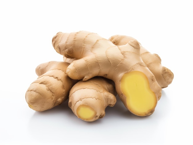 Ginger isolated on a white background