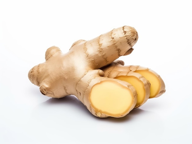 Ginger isolated on a white background