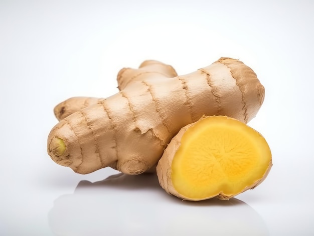 Ginger isolated on a white background