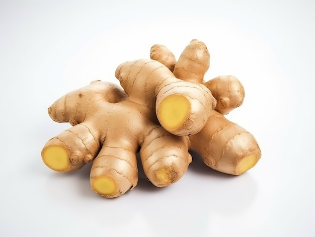 Ginger isolated on a white background