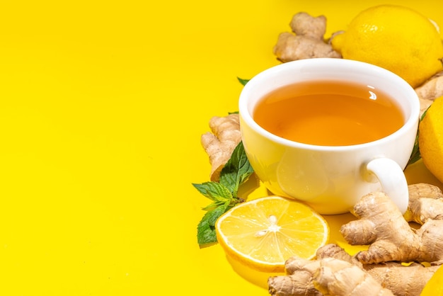 Ginger lemon tea