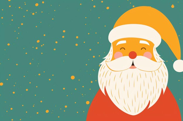 gingerbeard christmas illustration background