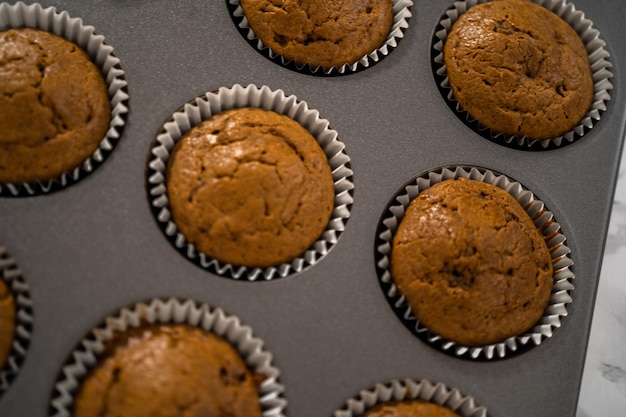 Gingerbread cupcakes