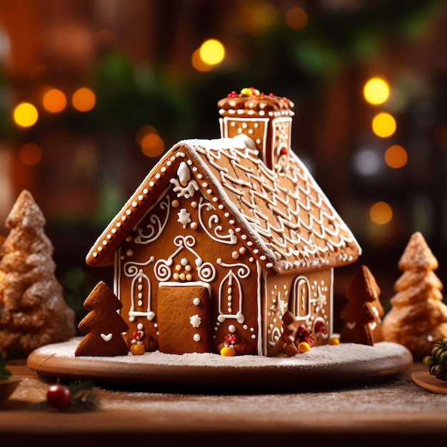 Gingerbread House Festive Holiday Delight