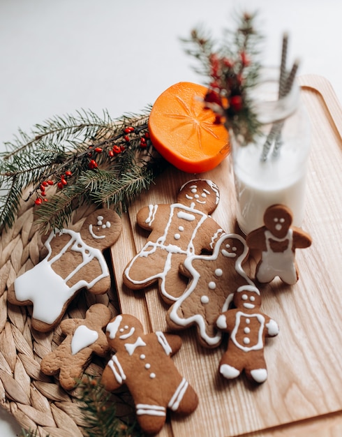 Photo gingerbread - little men cookies.