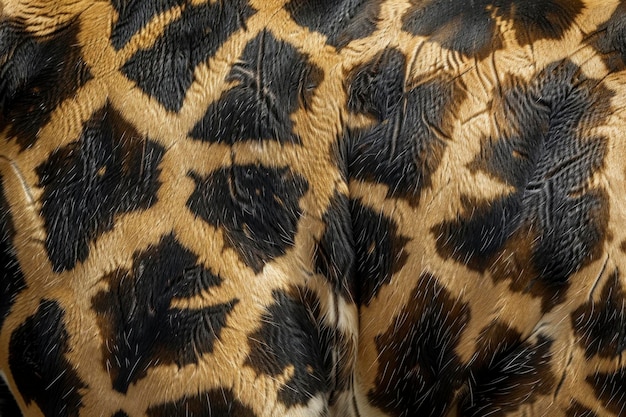 Giraffe skin pattern textured background