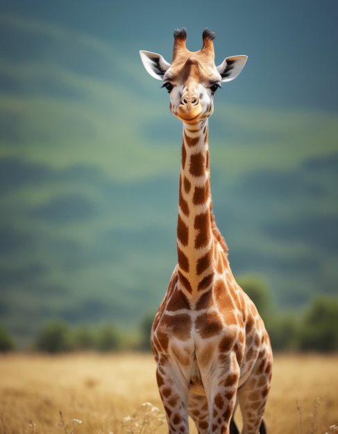 a giraffe with a face that says quot giraffe quot