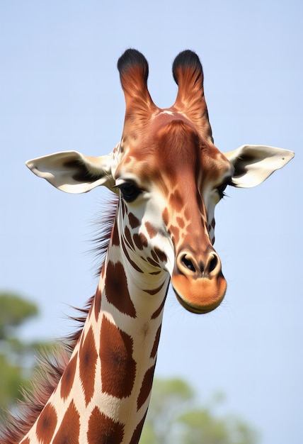 a giraffe with a long neck and a long neck that says  giraffe