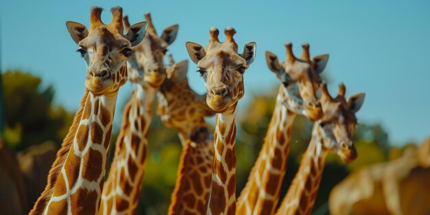 giraffes in the wild Generative AI