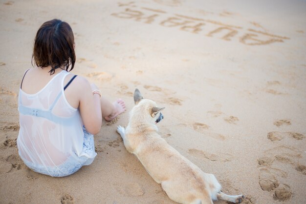 Girl on the beach