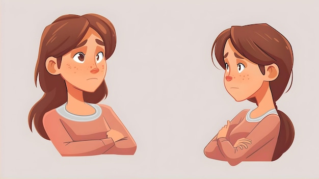 A Girl Cartoon Character