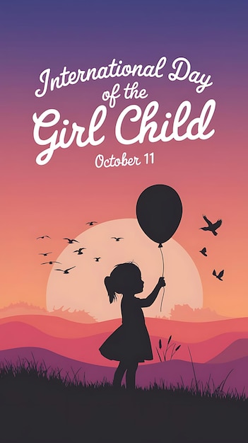 Girl Child Day Poster International Day of the Girl Child