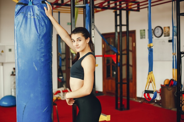 girl in a gym