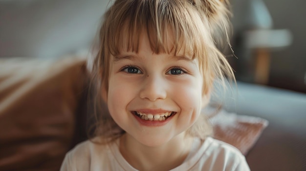 Girl happy with doughnut