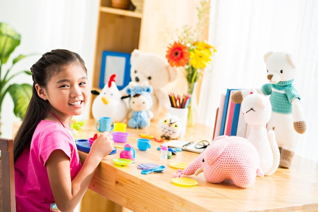  girl playing