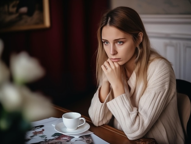 Girl at a psychologist's appointment