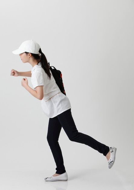 Girl running