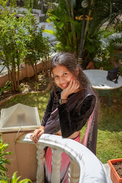 Girl in a saree