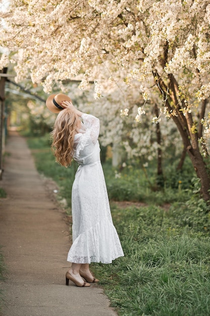 The girl throws her hat in the air in joy 2712