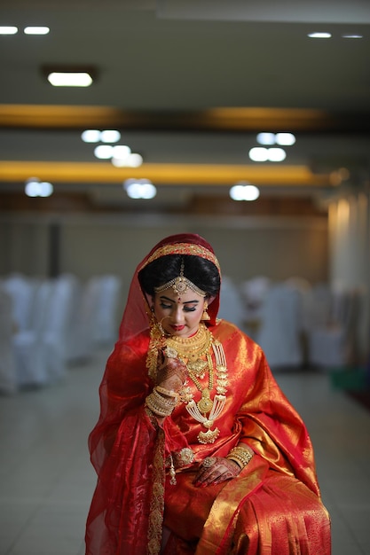 Girl in the Wedding Ceremony