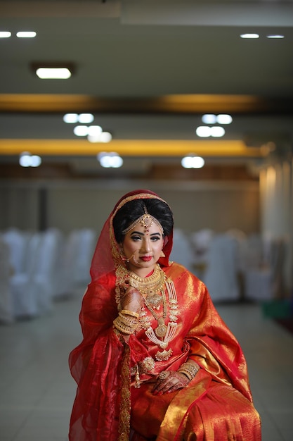 Girl in the Wedding Ceremony