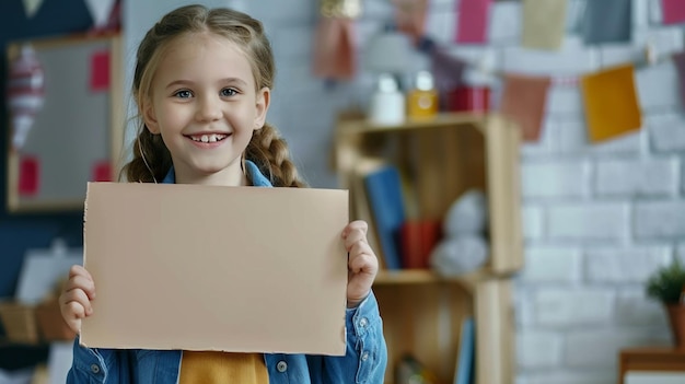 Girl with a board