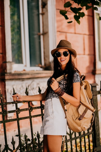 girl with hat