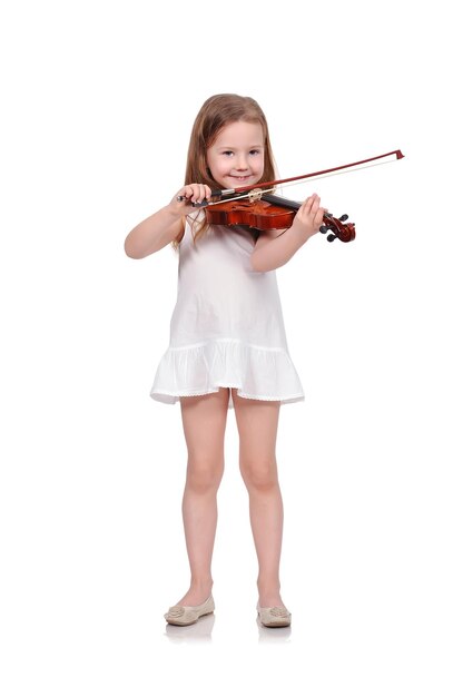 Girl with violin