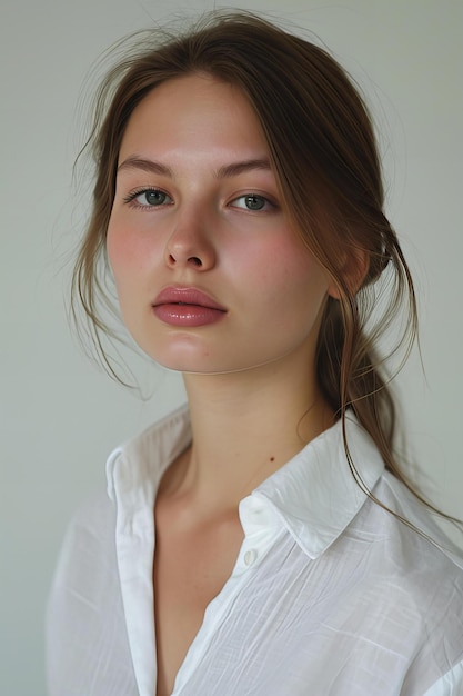 girl with white shirt