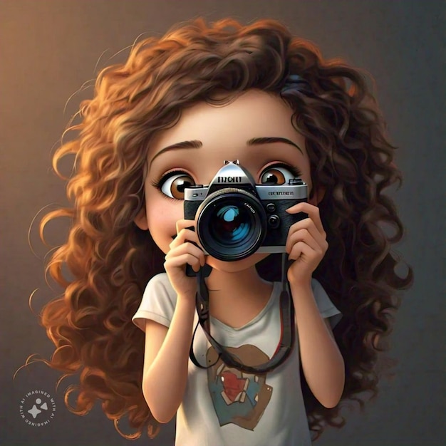 A girls with his camera