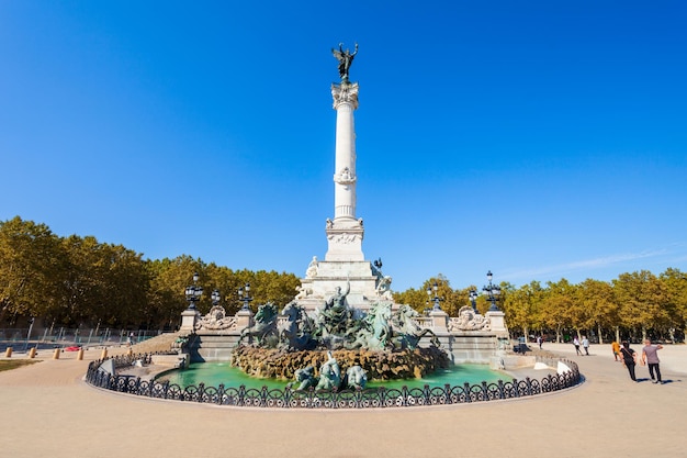 Girondins Monument in Bordeaux France