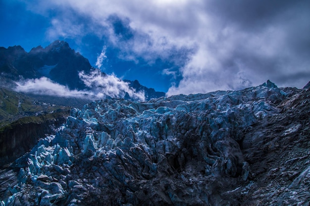 Glacier of argentierechamonixhaute savoiefrance