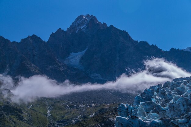 Glacier of argentierechamonixhaute savoiefrance