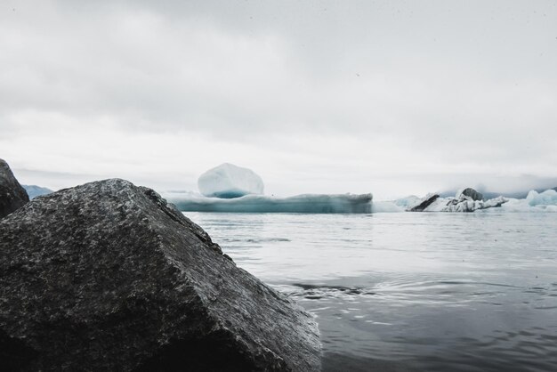 Photo glacier in iceland