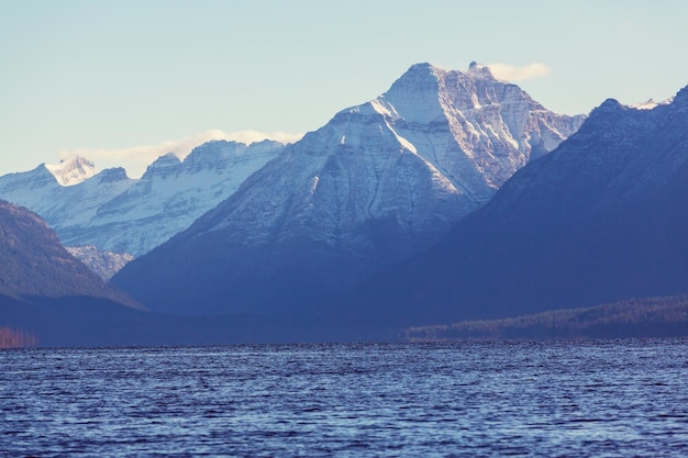 Glacier National Park, Montana. Winter.